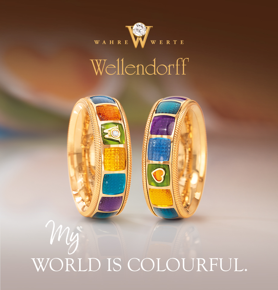 Wellendorff Ring. world is colorful